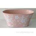 European stamping three-dimensional flower bucket